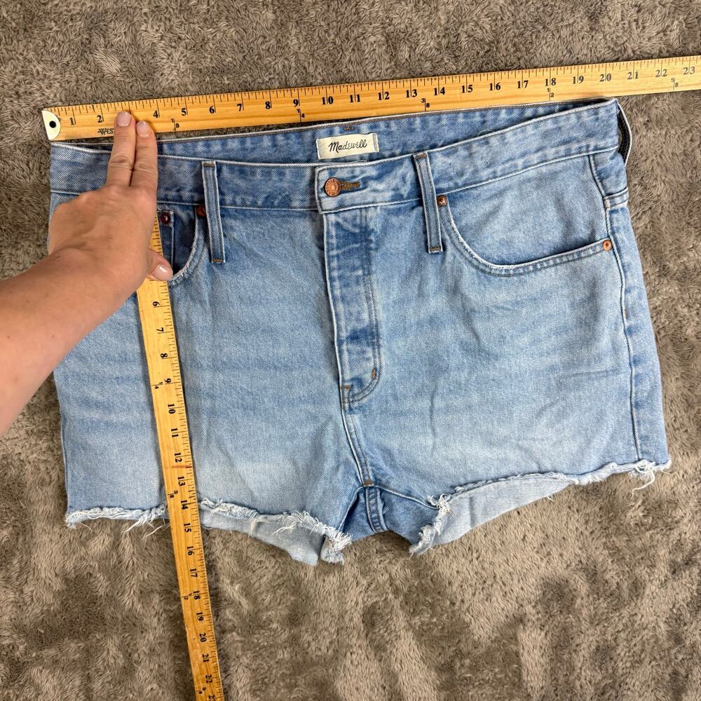 Madewell Relaxed Denim Shorts 33 Cutoff Jean Jorts Style AJ242 - Picture 9 of 14